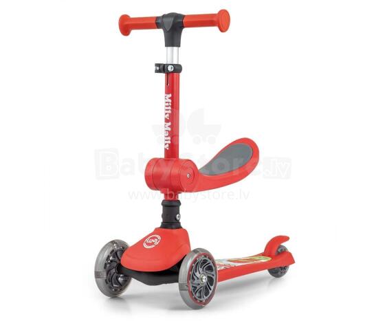MILLY MALLY 5752 Scooter FUZZY red