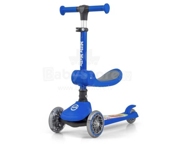 MILLY MALLY 5753 Scooter FUZZY blue