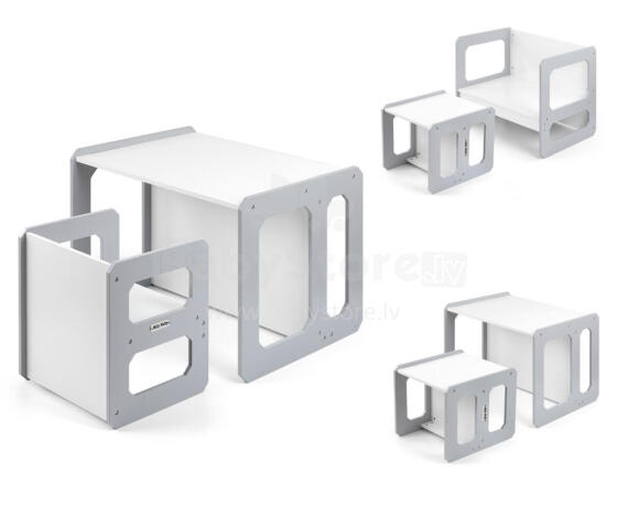 MILLY MALLY 6093 Stella 3in1 Grey Furniture Set