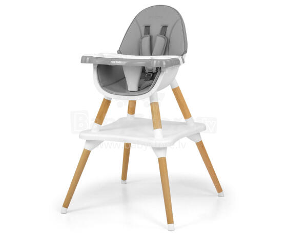 MILLY MALLY 2в1 стульчик для кормления Malmo Grey