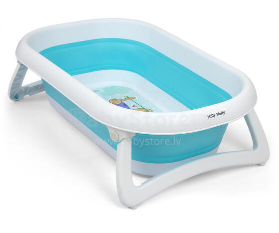 MILLY MALLY Folding Bathtub Aqua blue