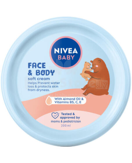 NIVEA BABY 80529 Sejas un ķermeņa kopšanas krēms 200 ml