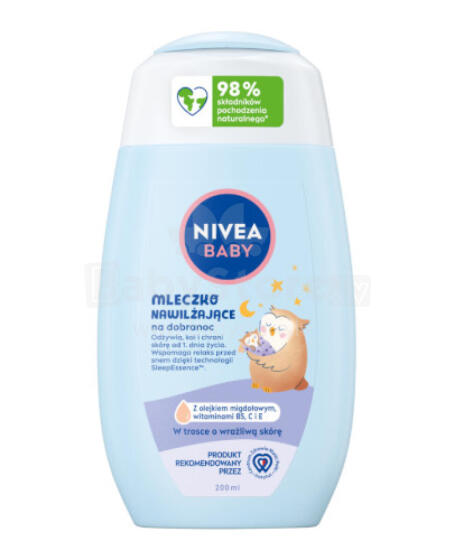 NIVEA BABY 80547 Moisturizing Milk 200 ml