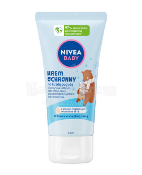 NIVEA BABY 80588 Aizsargājošs krēms jebkuriem laikapstākļiem 50 ml