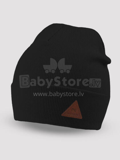 NOVITI CP009-B-06 Transitional cap double stripe black 46-54cm