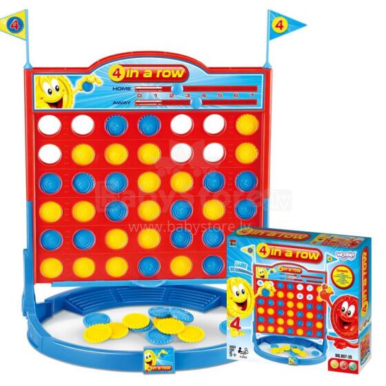 WOOPIE 48341 Стратегическая игра «4 в ряд»