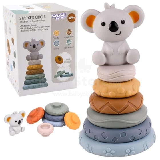 WOOPIE 51749 Koala 2in1 Teether Pyramid Set