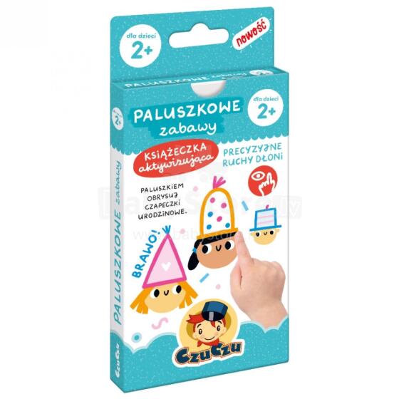 CzuCzu 7395481 Izglītojoša grāmata Pirkstu spēles 2+