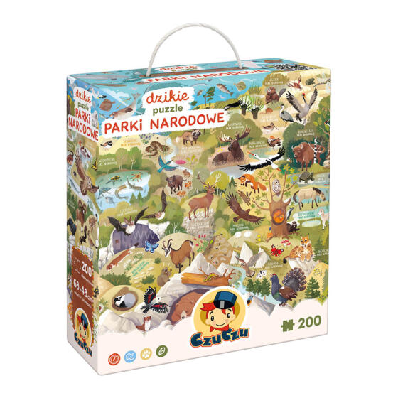 CZUCZU 7497894 Puzzle 200 pcs. Wild puzzle National Parks