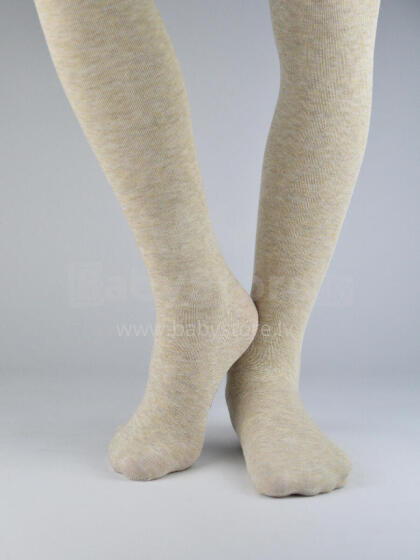 NOVITI RB004-G-01 Super soft tights beige melange 140/146