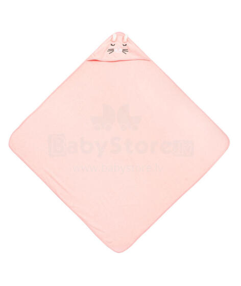 BATHFRIENDS BATH COVER 100x100 RABBIT PINK