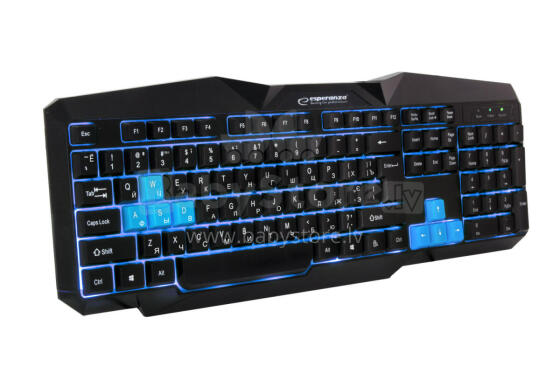 ESPERANZA WIRED USB GAMING ILLUMINATED KEYBOARD TIRIONS BLUE UKRAINIAN LAYOUT