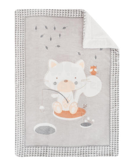 Super soft sherpa blanket 110/140 Polar Fisher Grey
