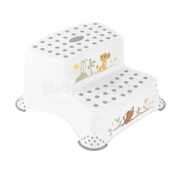KEEEPER TOMEK LION KING Children's step stool with anti-slip function white
