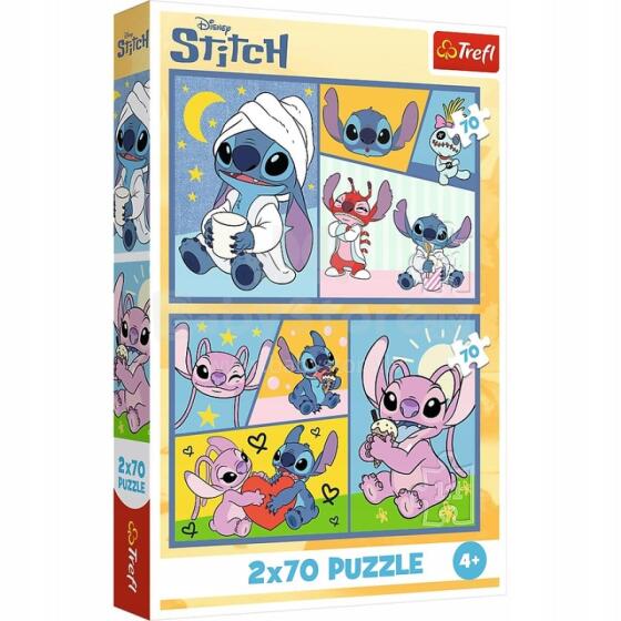 TREFL 34444 Puzle 2x70 Ar Stitch nav garlaicīgi
