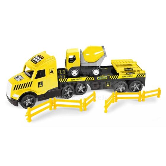 WADER 36461 Magic Truck Technic эвакуатор с бетономешалкой