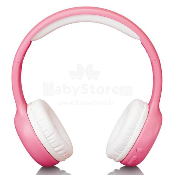 Jaunums! Lenco on-ear austiņas ar Bluetooth bērniem, rozā