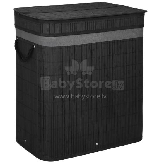 Бамбуковая корзина для белья Springos HA0159 100л