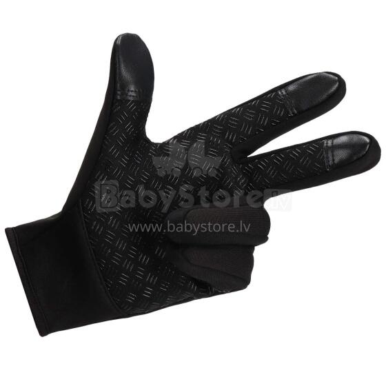 Universal winter phone touch gloves Springos GL0001 S size, black