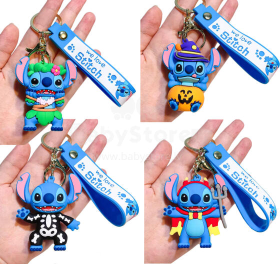 BRELOK GUMOWY STITCH MIX WZORÓW