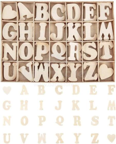Wooden Letters A-Z  Art.23676 Koka burts,1 gab