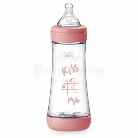 CHICCO 00020235110040 Bottle P5 plastic silicone 300 ml Fast Girl