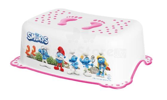 MALTEX Footstool 2K Smurfs balts/rozā