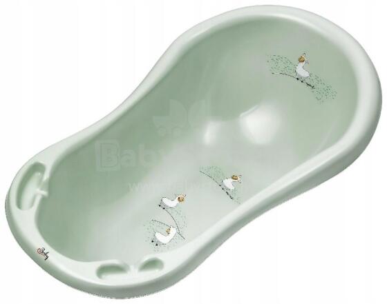 MALTEX Bathtub 84cm with stopper Lama sage green