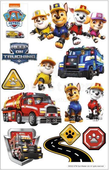 MARKO SRPP-017 Paw Patrol Wall Decoration 4 Characters