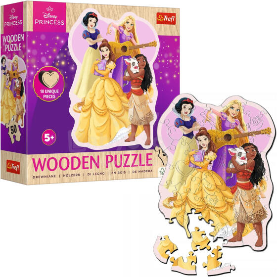 KSIĘŻNICZKI *50* PUZZLE DREWNIANE KONTUR