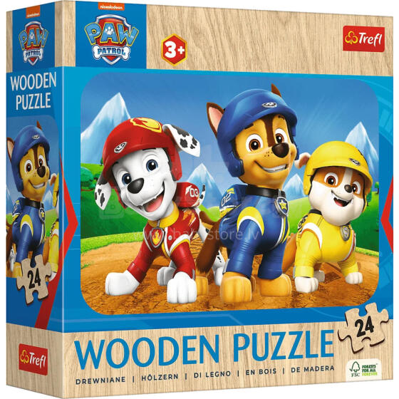 EKIPA PSI PATROL *24* PUZZLE DREWNIANE