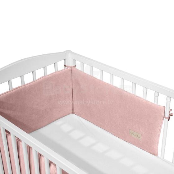 ALBERO MIO Crib protector Cotton color CC1 pink