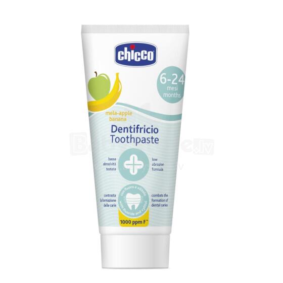 CHICCO 00012100000000 Apple-banana fluoride toothpaste 50ml
