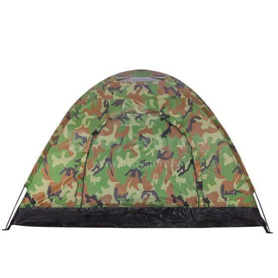 Camping tent 2-person Springos PT010 camouflage with mosquito net and UV filter