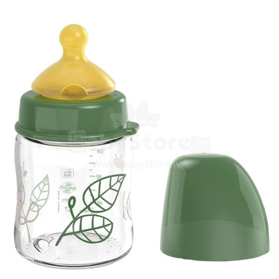 Nip Cherry Art.237454 Stikla pudele ar lateksa knupīti pienām(S), 1.izmērs,120ml
