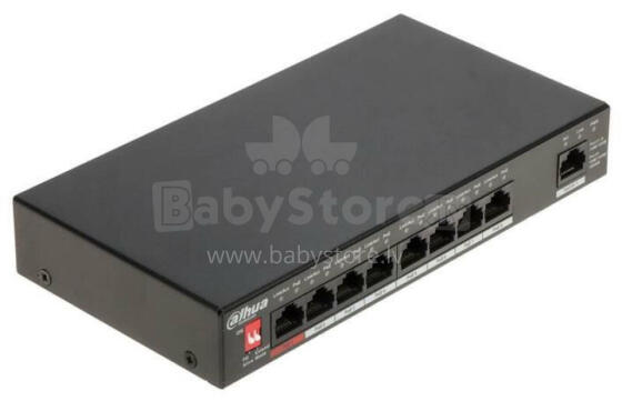 NET SWITCH 9PORT 8POE 1000M/PFS3009-8ET1GT-96-V2 DAHUA