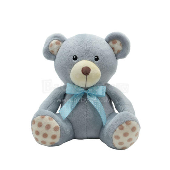 AXIOM 9479 Teddy Bear Dots gray 30 cm