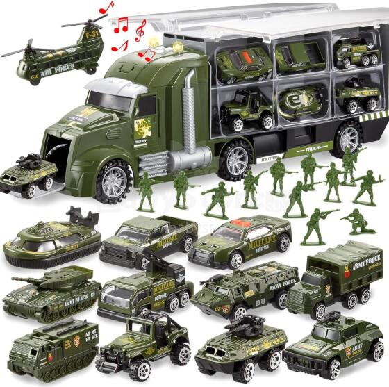 Transport Truck Toy Cars  Art.237558  Трейлер с машинками