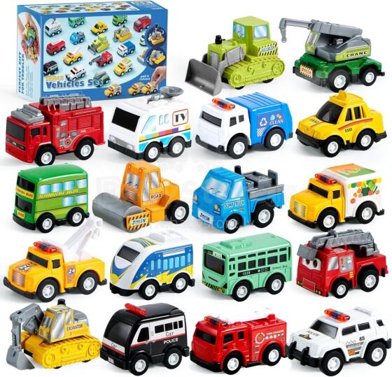 Join Toy Cars  Art.237653 Набор машинок 18 шт.