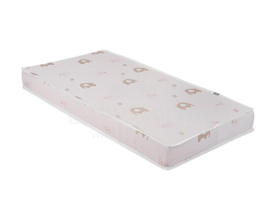 Mattress Memory Comfort 60х120х12cm Elephants Pink