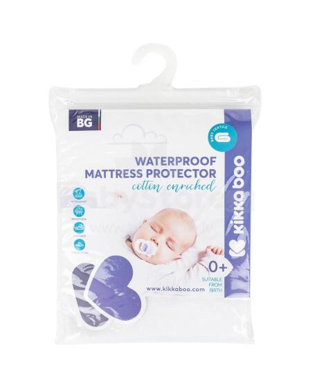 Mattress protector flat - cotton 80/50 cm for mini cot