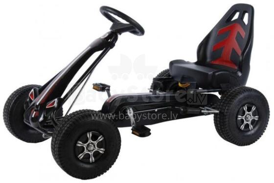 Volare pedaalidega kartauto Gokart, must