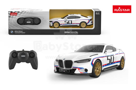 RASTAR radiovadāms auto R/C 1:24 BMW 3.0 CSL, 92900