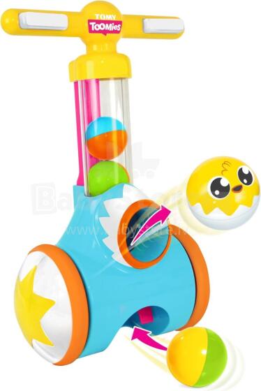 Tomy Toomies Push Along Baby Toy  Art.237933 Stumjamā rotaļlieta ar bumbiņām