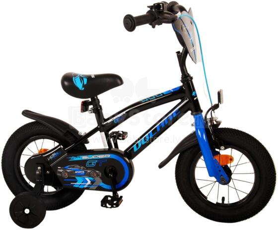 Jalgratas Volare Super GT 12" must/sinine