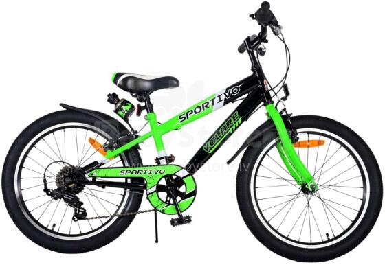 Jalgratas Volare Sportivo 20", 7 käiku, roheline