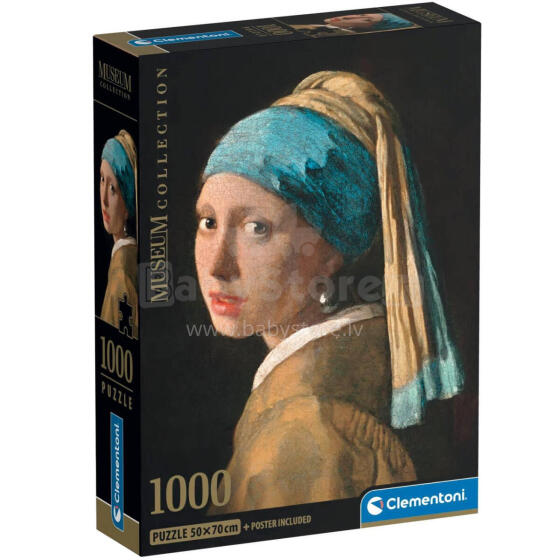 PUZZLE MUZEUM DZIEWCZYNA Z PERŁĄ *1000*