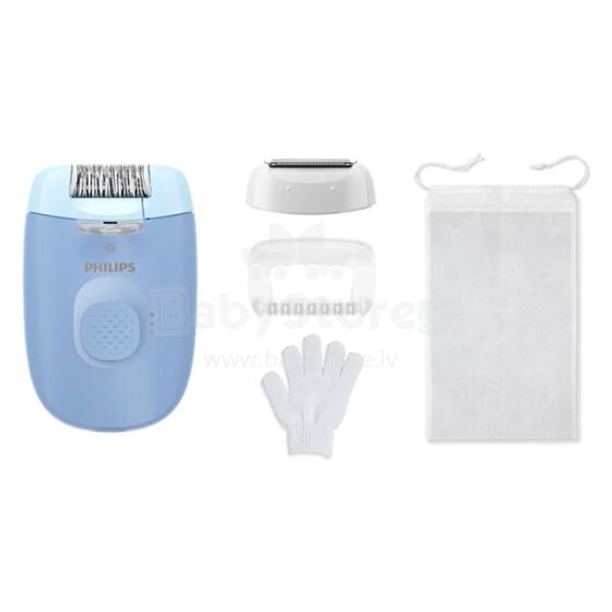Jaunums! PHILIPS 4000. sērijas epilators ar vadu, zils