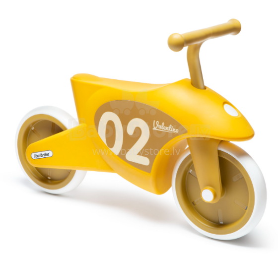 Italtrike Balance Bike Valentino Yellow Art.238288 Bērnu balansa velosipēds