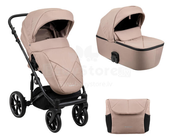 Stroller 2in1 with plastic carrycot Amani Beige